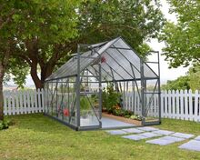 Växthus Balance 8,9 m² Mörkgrå Canopia by Palram